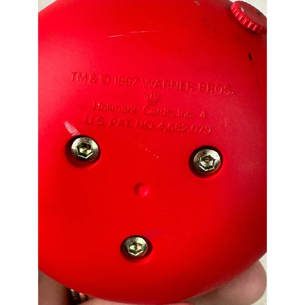 Merry Tazmas 1997 Hallmark Warner Bros Looney Tunes Christmas Ornament Light‎